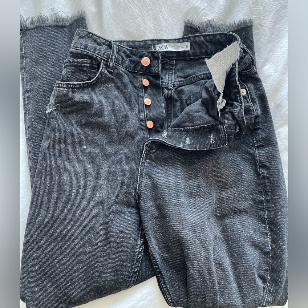 Zara size 4 black denim